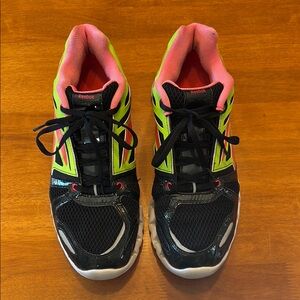 Reebok Men’s Zigtech Zigdynamic Athletic Shoes Neon Yellow, Pink & Black